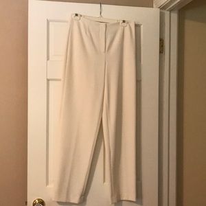 Talbots White dress pants -all season